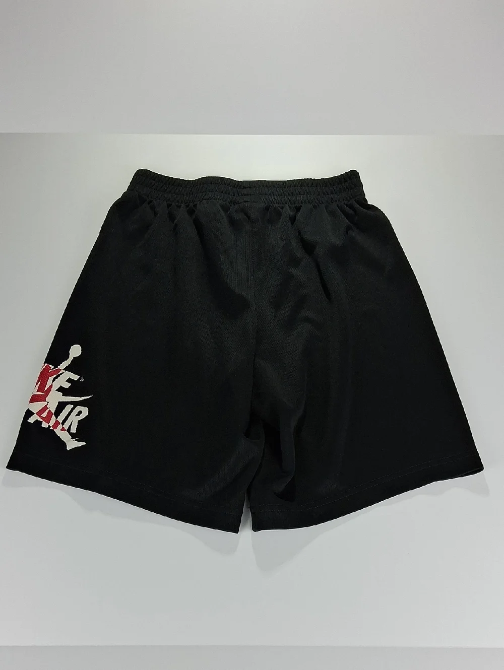 Boys Nike Air Jordan Black Athletic Shorts Size Medium with Logo, No Pockets